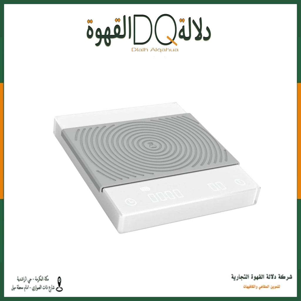 ميزان لمس ابيض تايمور A002