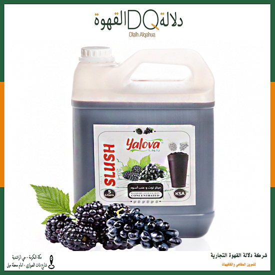 سلاش يلوفا توت وعنب اسود 5 لتر