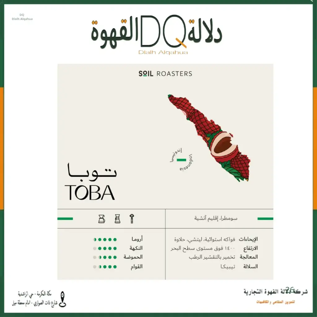 قهوة توبا 250 جرام محمصة سويل