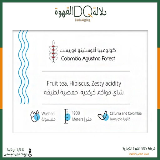 [5158] قهوة اوغستينو كولومبيا 227 جرام محمصة بيت التحميص