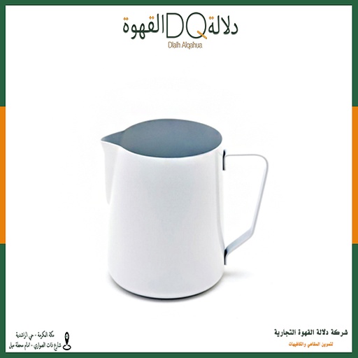 [1231] وعاء تبخير الحليب ابيض 600مل(MJ3-1)