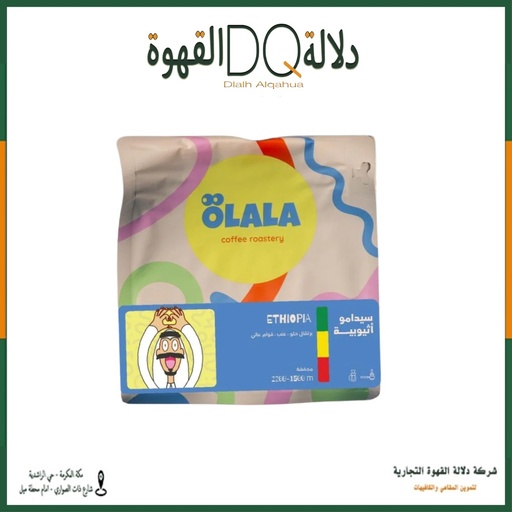 [6091] قهوة سيدامو اثيوبيا 250 جرام محمصة OLALA