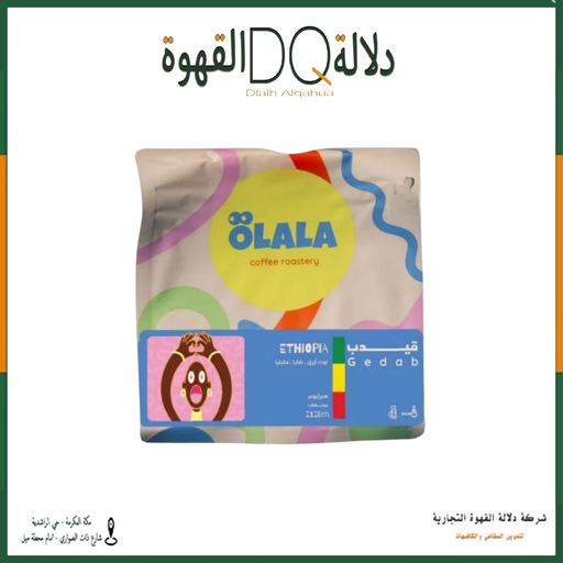 [6187] قهوة قيدب اثيوبيا 250 جرام محمصة OLALA