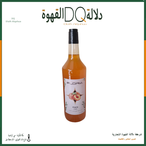 [2366] سيروب خوخ فلوريا 1 لتر