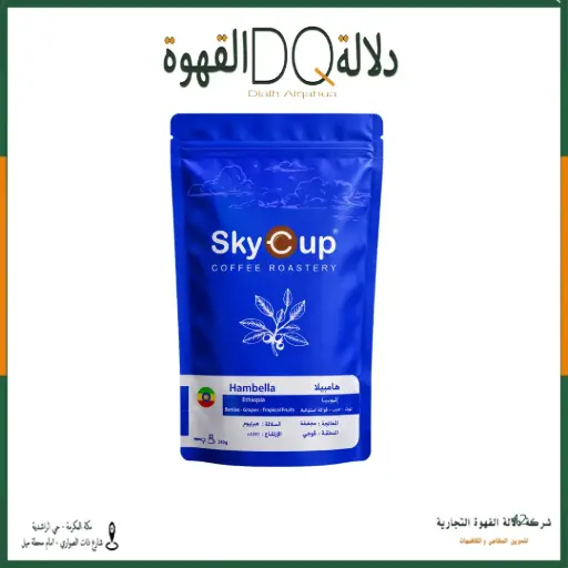 [S70031] قهوة  اثيوبيا هامبيلا 250 جرام محمصة سكاي كوب